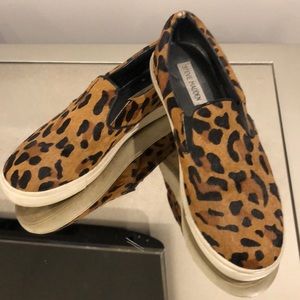 Steve Madden leopard print sneakers
